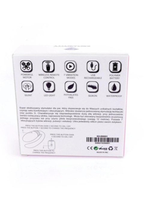 Stymulator-V-Vibe Pink USB 7 Function / Remote Control Stymulator-V-Vibe Pink USB 7 Function / Remote Control