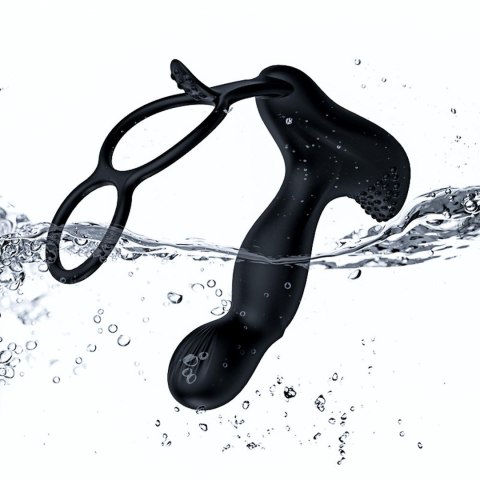 Wibrator-Silicone Massager 7 Function and Heating Function, Black Wibrator-Silicone Massager 7 Function and Heating Function, Black