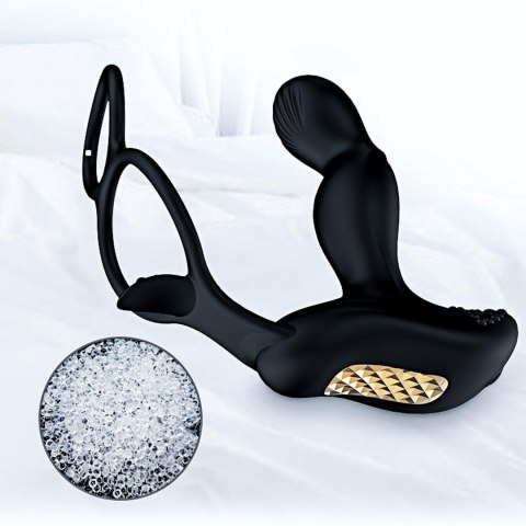 Wibrator-Silicone Massager 7 Function and Heating Function, Black Wibrator-Silicone Massager 7 Function and Heating Function, Black