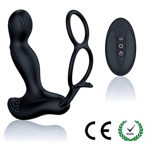 Wibrator-Silicone Massager 7 Function and Heating Function, Black Wibrator-Silicone Massager 7 Function and Heating Function, Black