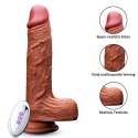 Wibrator-Silicone, Vibration 10, Rotate, Telescopic, Heating, 21cm Wibrator-Silicone, Vibration 10, Rotate, Telescopic, Heating, 21cm