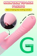 Wibrator-Silicone Vibrator USB 7 Function and Thrusting Function / Heating, pink Wibrator-Silicone Vibrator USB 7 Function and Thrusting Function / Heating, pink