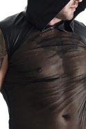 Męski t-shirt bez rękawów, z kapturem S Męski t-shirt bez rękawów, z kapturem S