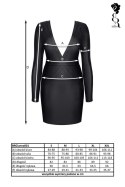 Bielizna - BRGIANNA001 sukienka czarna rozmiar S Bielizna - BRGIANNA001 sukienka czarna rozmiar S