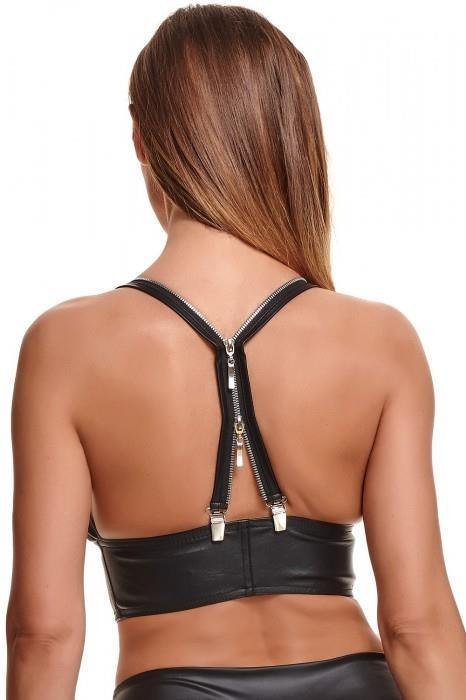 Bielizna - BRZITAI001 top czarny rozmiar XXL Bielizna - BRZITAI001 top czarny rozmiar XXL