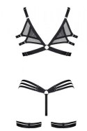 Bielizna-LadyX Adora XL - biustonosz, stringi, podwiązki Bielizna-LadyX Adora XL - biustonosz, stringi, podwiązki