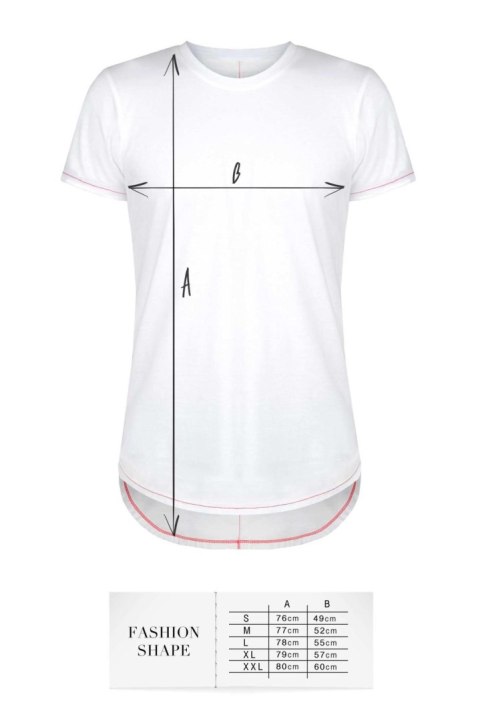 T-shirt men white M fashion T-shirt men white M fashion