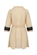 Bielizna-DAISY PEIGNOIR beige XXL/XXXL Bielizna-DAISY PEIGNOIR beige XXL/XXXL
