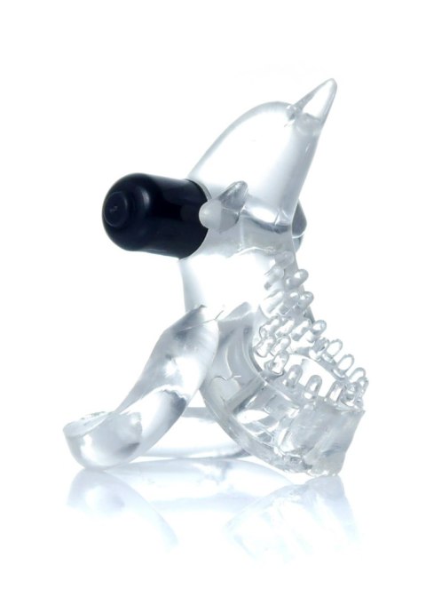 Pierścień-Dolphin Vibro CockRing Clear Pierścień-Dolphin Vibro CockRing Clear