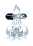 Pierścień-Dolphin Vibro CockRing Clear Pierścień-Dolphin Vibro CockRing Clear