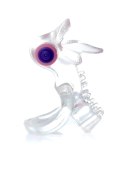 Pierścień-Tongue Vibro CockRing Clear Pierścień-Tongue Vibro CockRing Clear