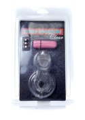 Pierścień-Tongue Vibro CockRing Clear Pierścień-Tongue Vibro CockRing Clear