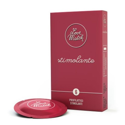 Prezerwatywy-Love Match Stimolante - 6 pcs pack Prezerwatywy-Love Match Stimolante - 6 pcs pack