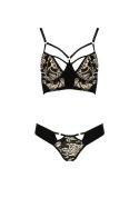 Bielizna-VICTORIA SET black S/M - Casmir