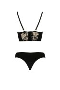 Bielizna-VICTORIA SET black S/M - Casmir