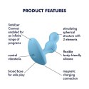 Plug-Vibrator Depp Diver Connect App (Light Blue) Plug-Vibrator Depp Diver Connect App (Light Blue)