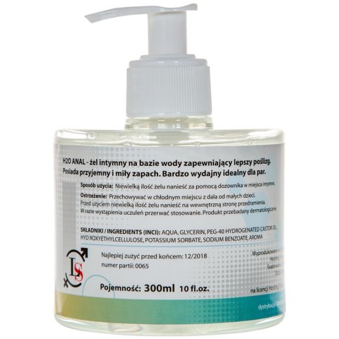 Żel-H2O ANAL GEL 300ML Żel-H2O ANAL GEL 300ML