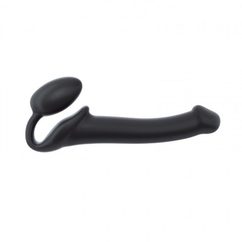 SEMI-REALISTIC BENDABLE STRAP-ON BLACK - M SEMI-REALISTIC BENDABLE STRAP-ON BLACK - M