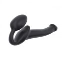 SEMI-REALISTIC BENDABLE STRAP-ON BLACK - S SEMI-REALISTIC BENDABLE STRAP-ON BLACK - S