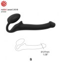 SEMI-REALISTIC BENDABLE STRAP-ON BLACK - S SEMI-REALISTIC BENDABLE STRAP-ON BLACK - S
