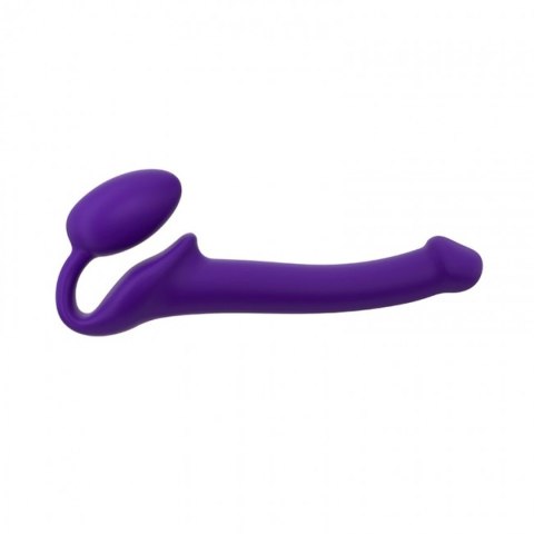 SEMI-REALISTIC BENDABLE STRAP-ON PURPLE - S SEMI-REALISTIC BENDABLE STRAP-ON PURPLE - S
