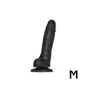 SLIDING SKIN REALISTIC DILDO BLACK M SLIDING SKIN REALISTIC DILDO BLACK M