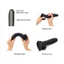 SLIDING SKIN REALISTIC DILDO BLACK S SLIDING SKIN REALISTIC DILDO BLACK S