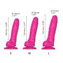 SLIDING SKIN REALISTIC DILDO FUCHSIA L SLIDING SKIN REALISTIC DILDO FUCHSIA L