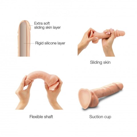SLIDING SKIN REALISTIC DILDO VANILLA XL SLIDING SKIN REALISTIC DILDO VANILLA XL