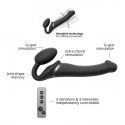 VIBRATING STRAP-ON - M - BLACK VIBRATING STRAP-ON - M - BLACK