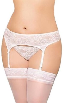 Garterbelt 3316 - Plus Size - white 2XL