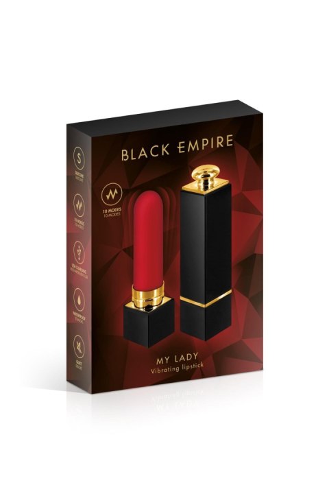 MYLADY BLACK EMPIRE USB LIPSTICK STIMULATOR MYLADY BLACK EMPIRE USB LIPSTICK STIMULATOR