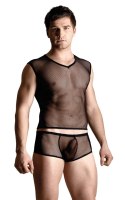 Net set - shirt and thong - black XL Net set - shirt and thong - black XL