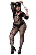 BLACK POLICE OUTFIT XL/XXL (Size: XL/XXL) BLACK POLICE OUTFIT XL/XXL (Size: XL/XXL)