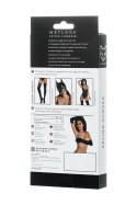 Glossy gloves SELINA - black L Glossy gloves SELINA - black L