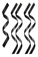 PACK HEADBANDS 1 + 4 BLACK (Size: TU) PACK HEADBANDS 1 + 4 BLACK (Size: TU)