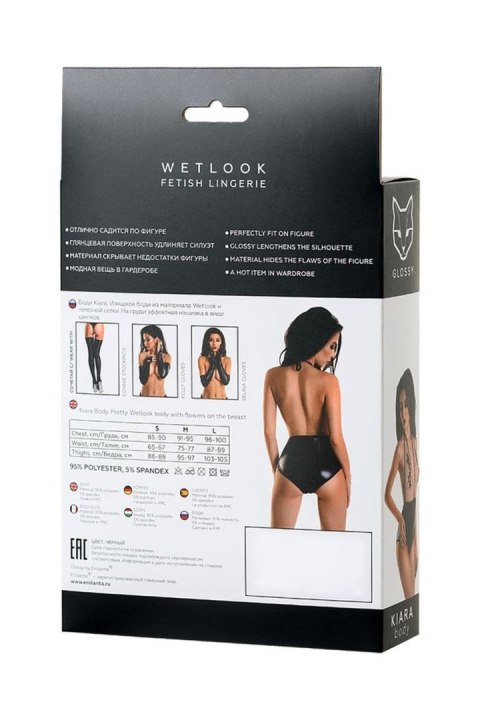 Wetlook body dress KIARA - black M Wetlook body dress KIARA - black M