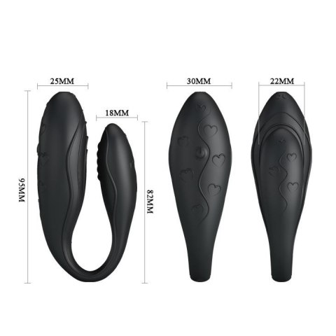 PRETTY LOVE - INDULGENCE PLUS, 30 functions black PRETTY LOVE - INDULGENCE PLUS, 30 functions black