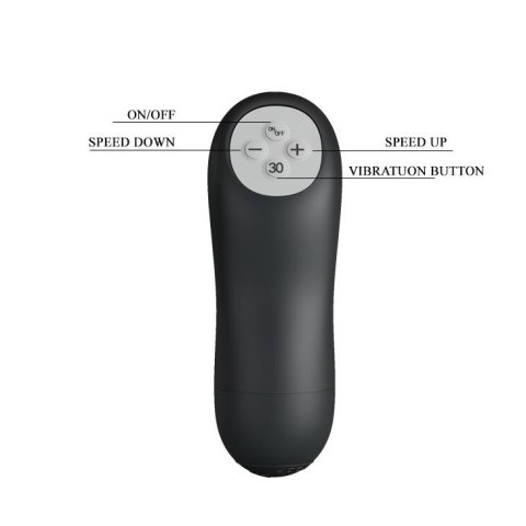 PRETTY LOVE - INDULGENCE PLUS, 30 functions black PRETTY LOVE - INDULGENCE PLUS, 30 functions black