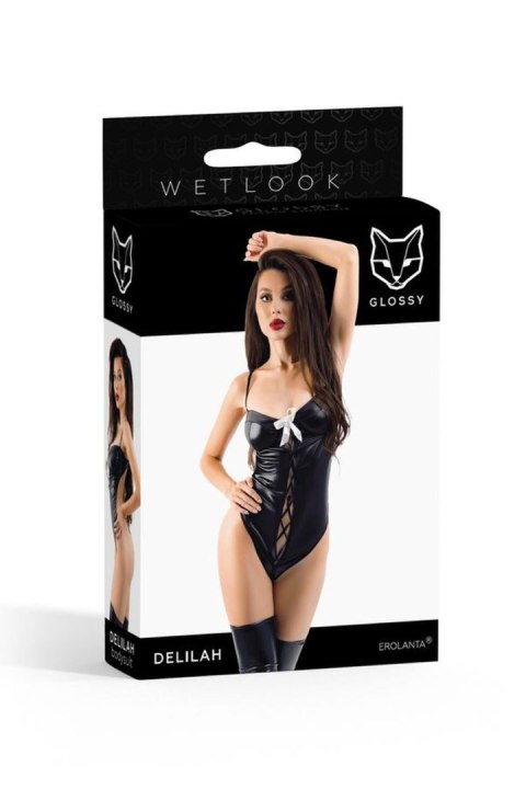 Wetlook bodysuit Delilah - black M Wetlook bodysuit Delilah - black M