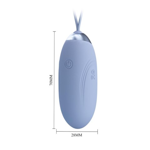 PRETTY LOVE - JENNY Dream chaser 1, Blue, Wireless remote control 12 vibration functions PRETTY LOVE - JENNY Dream chaser 1, Blue, Wireless remote control 12 vibration functions