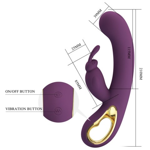 PRETTY LOVE - Liam purple, 12 vibration functions Mobile APP Long-distance Control PRETTY LOVE - Liam purple, 12 vibration functions Mobile APP Long-distance Control