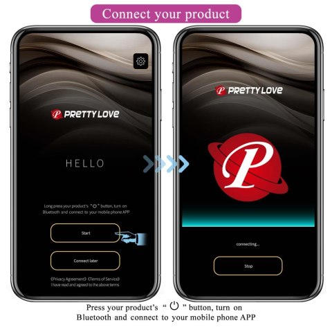PRETTY LOVE - Liam purple, 12 vibration functions Mobile APP Long-distance Control PRETTY LOVE - Liam purple, 12 vibration functions Mobile APP Long-distance Control