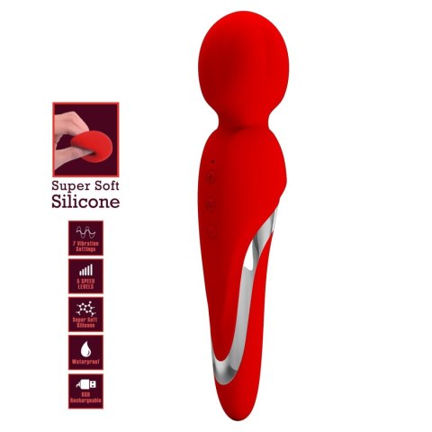 PRETTY LOVE - Walter, 5 levels of speed control 7 vibration functions, Silicone ABS, USB rechargeable PRETTY LOVE - Walter, 5 levels of speed control 7 vibration functions, Silicone ABS, USB rechargeable