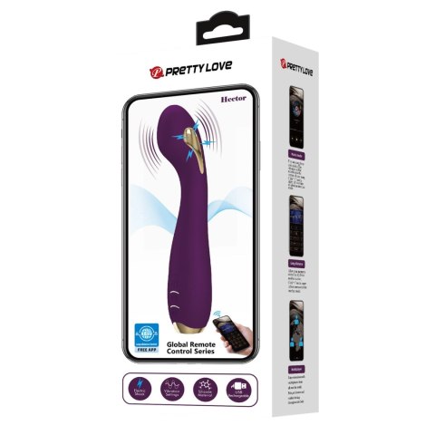 PRETTY LOVE - HECTOR, 12 vibration functions 5 electric shock functions Mobile APP remote control PRETTY LOVE - HECTOR, 12 vibration functions 5 electric shock functions Mobile APP remote control