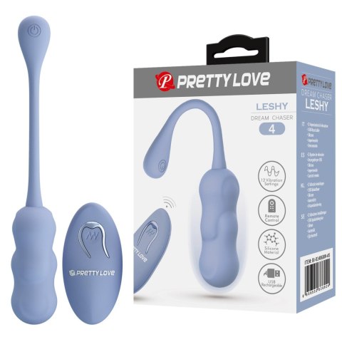 PRETTY LOVE - LESHY Dream Chaser 4, Blue, 12 vibration functions Wireless remote control PRETTY LOVE - LESHY Dream Chaser 4, Blue, 12 vibration functions Wireless remote control