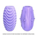PRETTY LOVE - Romantic double sided egg PURPLE PRETTY LOVE - Romantic double sided egg PURPLE