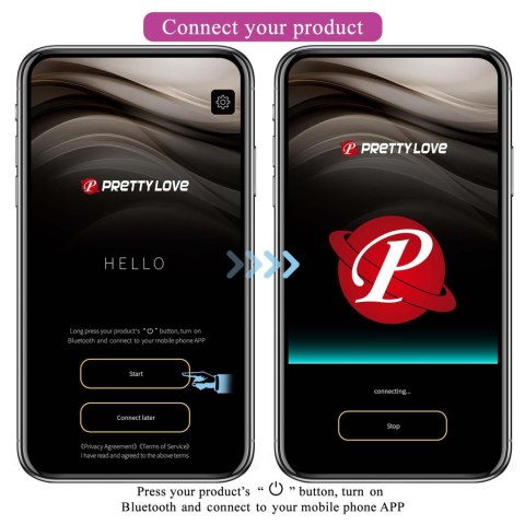 PRETTY LOVE - Jefferson, 12 vibration functions 3 electric shock functions Mobile APP Long-distance Control PRETTY LOVE - Jefferson, 12 vibration functions 3 electric shock functions Mobile APP Long-distance Control