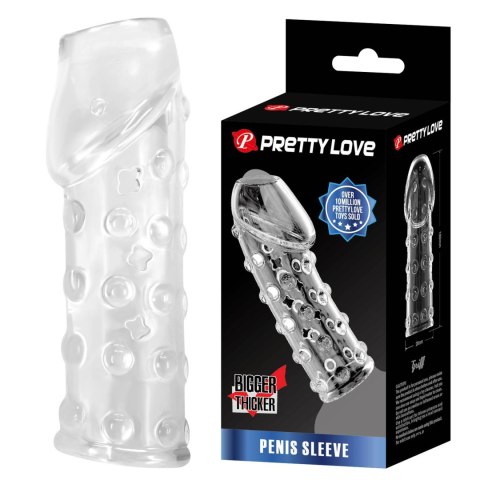 PRETTY LOVE Penis Sleeve, TPR, Waterproof PRETTY LOVE Penis Sleeve, TPR, Waterproof