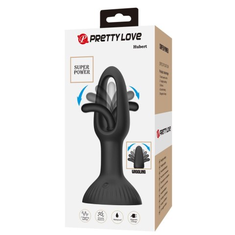 PRETTY LOVE - HUBERT, 7 wiggling settings, Silicone PRETTY LOVE - HUBERT, 7 wiggling settings, Silicone